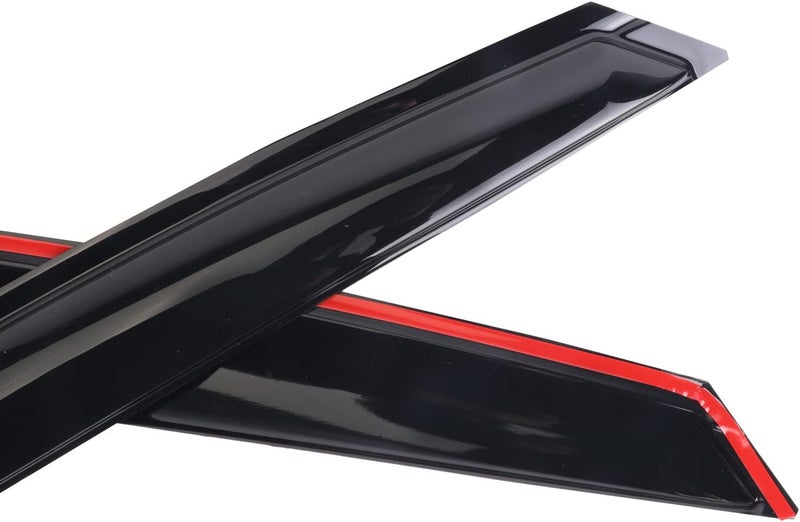 WONSABON Window Visors Rain Guards Deflector 4 Piece Set for 2013-2018 Nissan Altima 94861 - Image 4